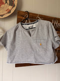 Custom cropped tee