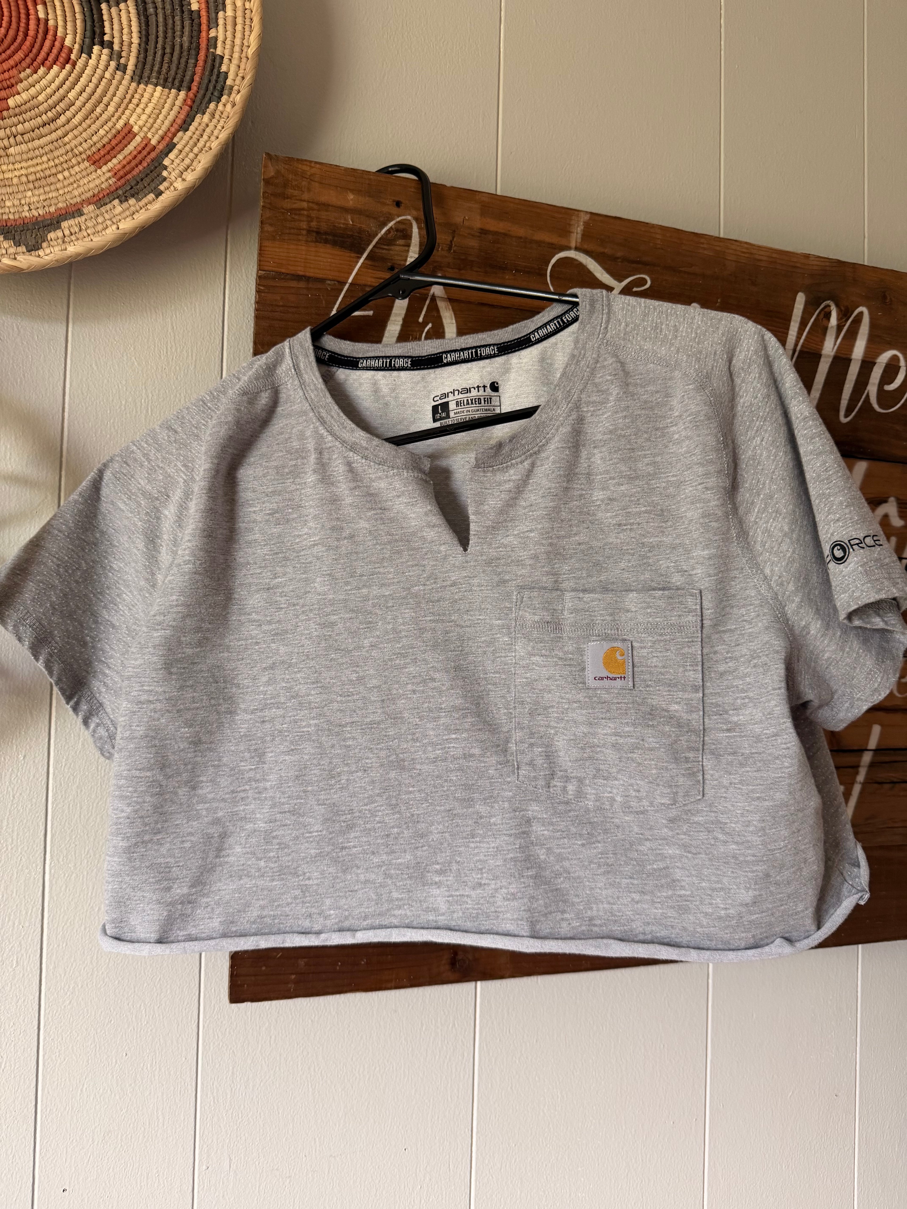 Custom cropped tee