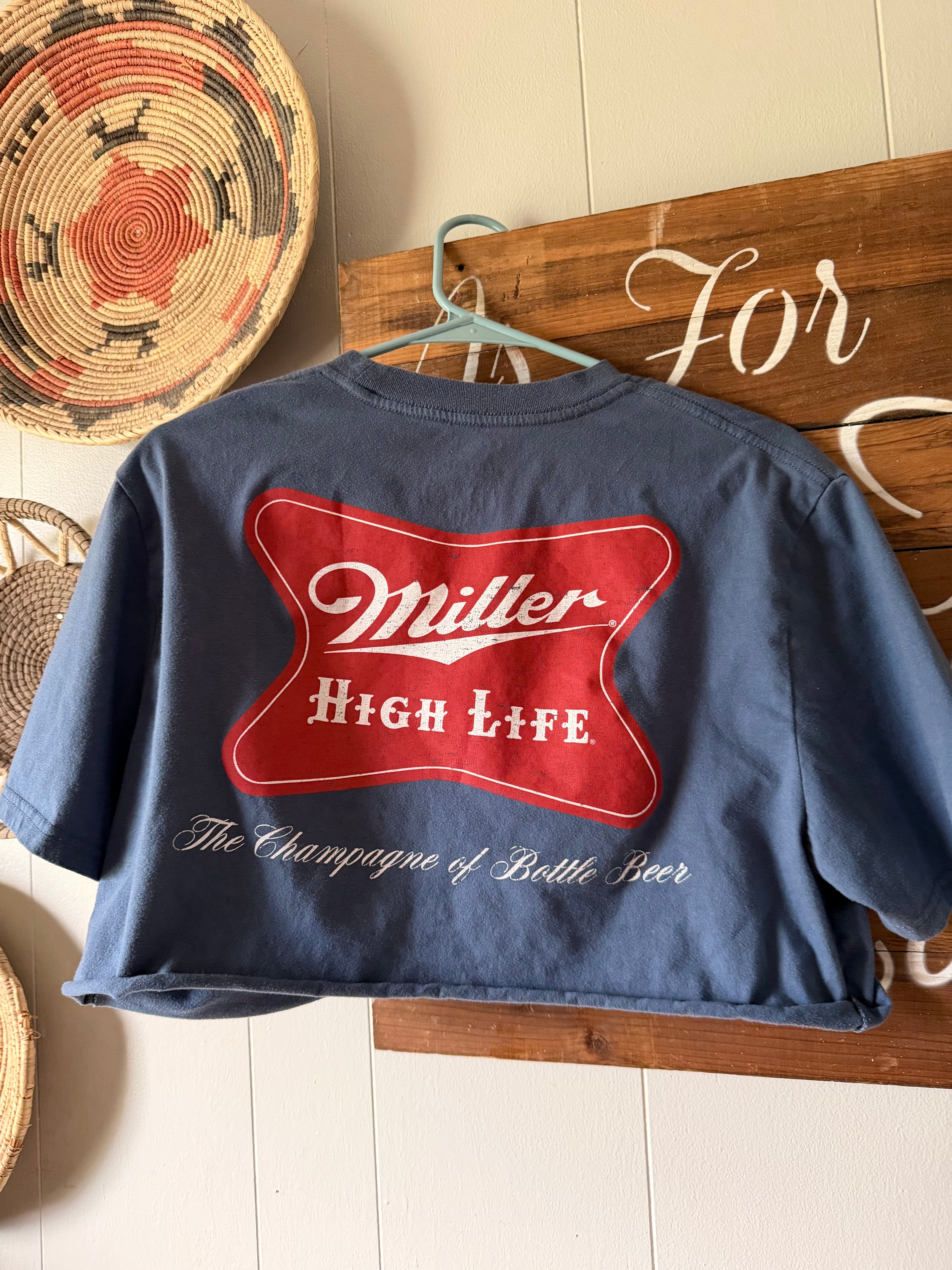 Custom cropped tee
