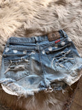 Custom distressed Wranglers