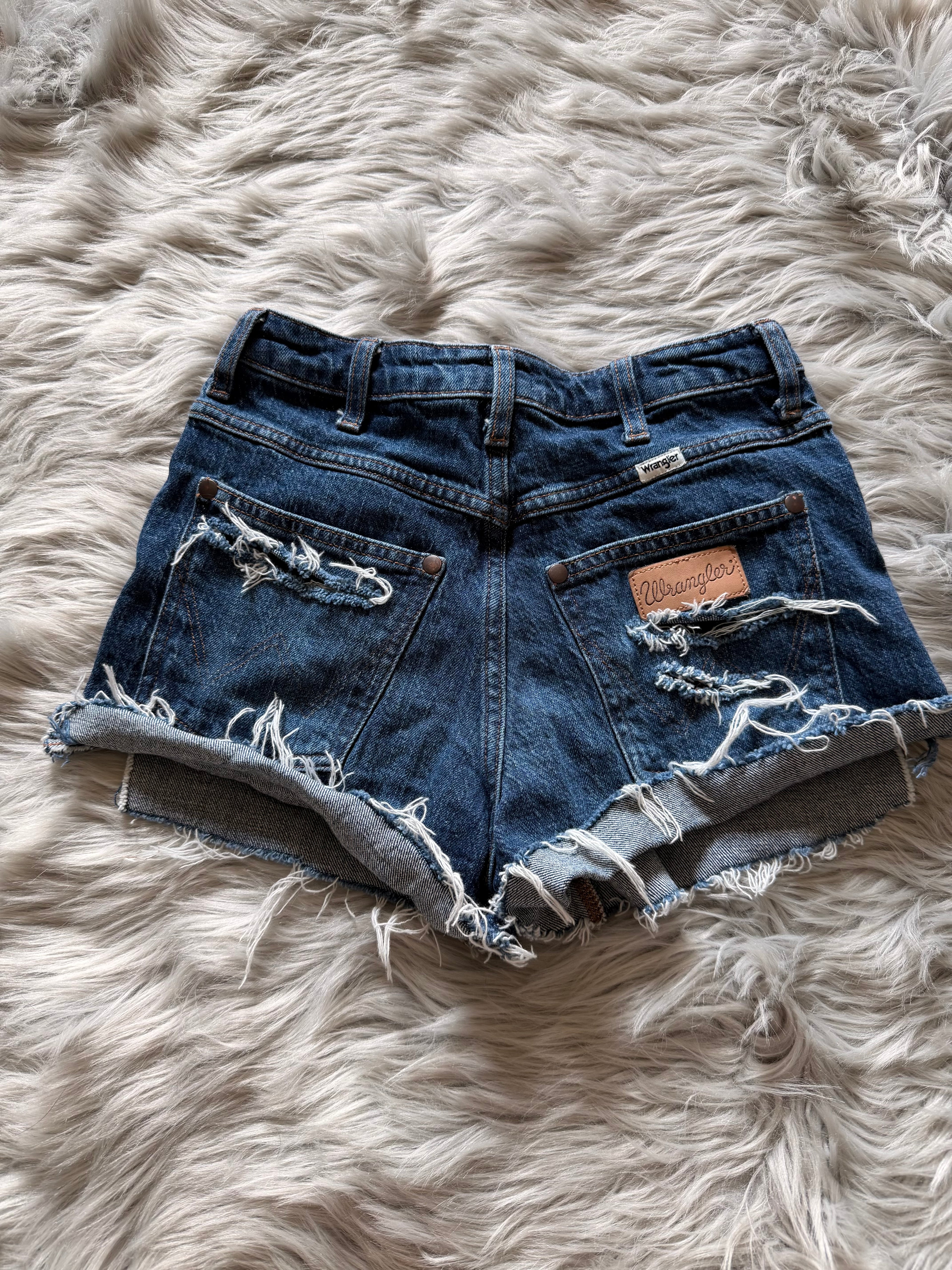 Custom distressed Wranglers