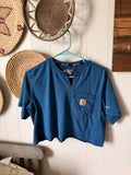 Custom cropped tee